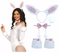 Kit de Conejita: Orejas, Pajarita, Muñequeras y Cola
