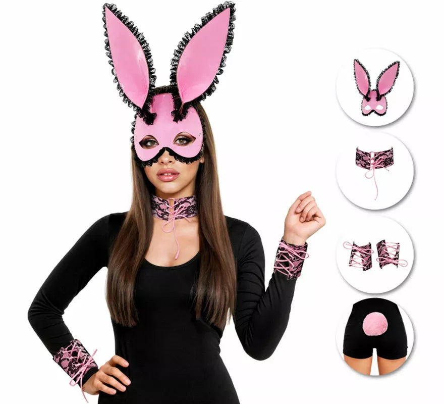 Kit de Conejita rosa para mujer