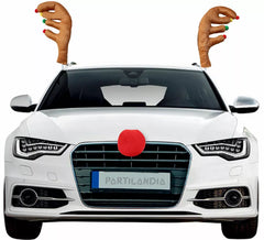 Reindeer Antler Kit and Decorative Ball for Car