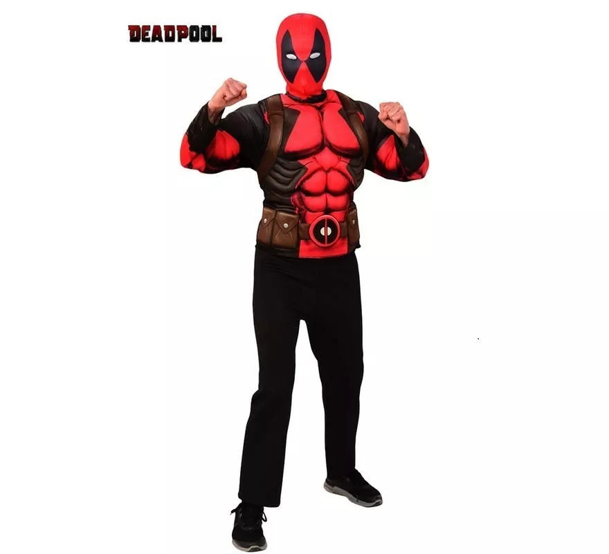 Translation missing: en.Kit de Deadpool adulto: Top y Máscara