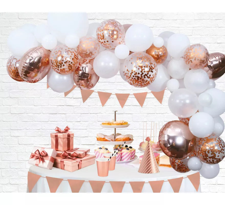 Translation missing: en.Kit de Decoración con Globos Oro Rosa