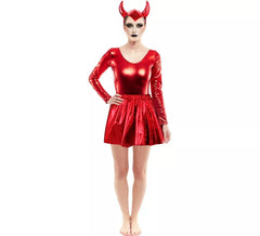 Adult She-Devil Kit: Skirt and Headband in assorted colours