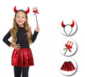 Kit de Diablesa infantil: Tutú, diadema y mini tridente