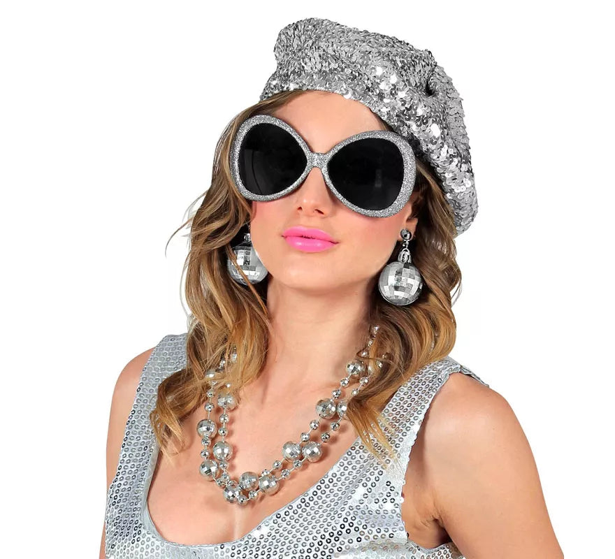 Kit de Disco Babe: Gorro, Gafas y Pendientes