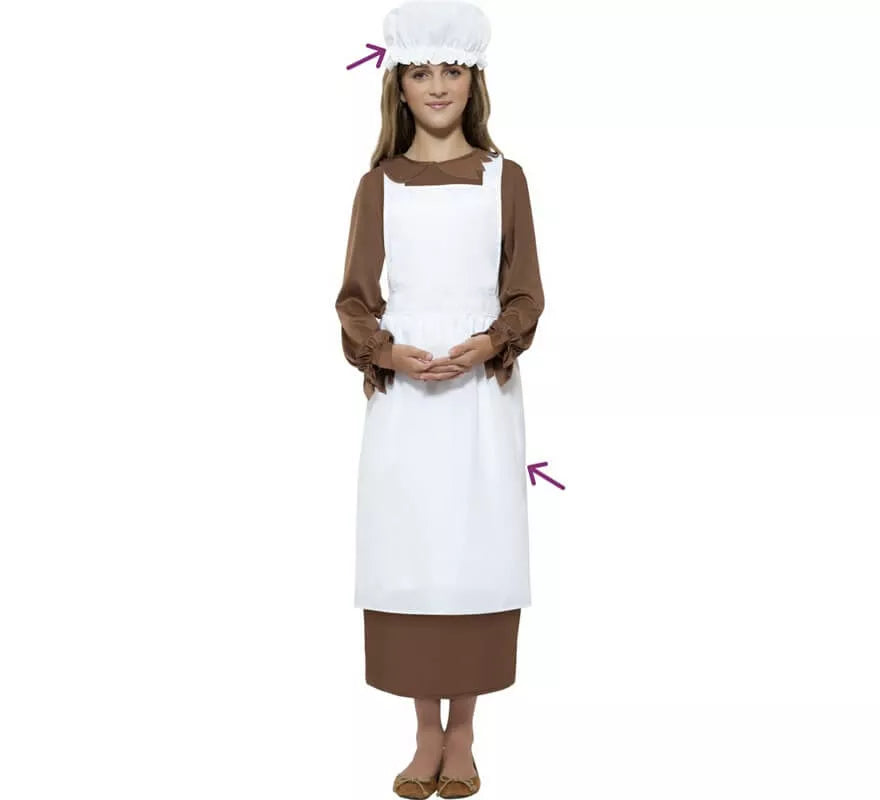 Translation missing: en.Kit de Doncella: Delantal y Gorro con volantes