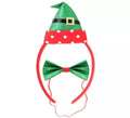 Kit de Elfo Ayudante de Papá Noel: Diadema y Pajarita
