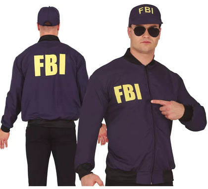 Kit de FBI adulto: Gorro y Chaqueta