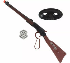 Outlaw Kit: Mask, Badge and 58cm Plastic Shotgun