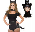 Kit de Gatita: Orejas grandes, Pajarita y Cola