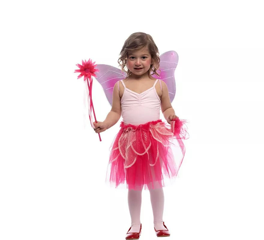 Translation missing: en.Kit de Hada rosa oscuro con alas para niña