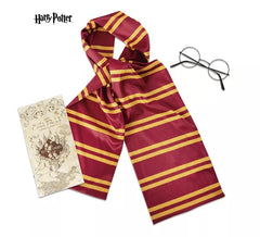 Kit per bambini di Harry Potter: Sciarpa, occhiali e finta mappa del Malandrino