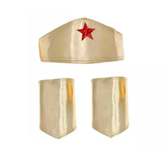 Gold Heroine Kit: Headband and Wristbands