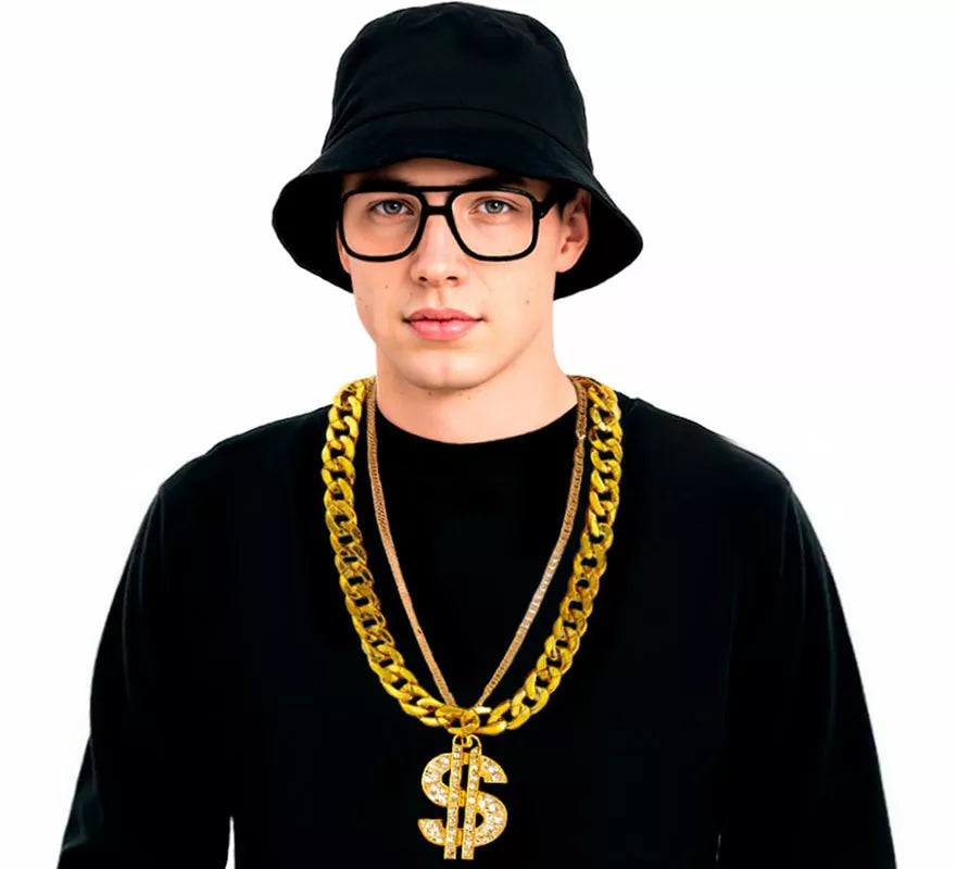 Translation missing: en.Kit de Hip-hop: Gorro, Gafas, Collar y Colgante