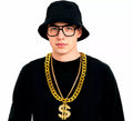 Kit de Hip-hop: Gorro, Gafas, Collar y Colgante