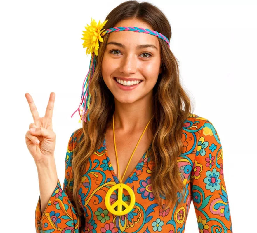 Kit de Hippie: Collar y Cinta de Pelo