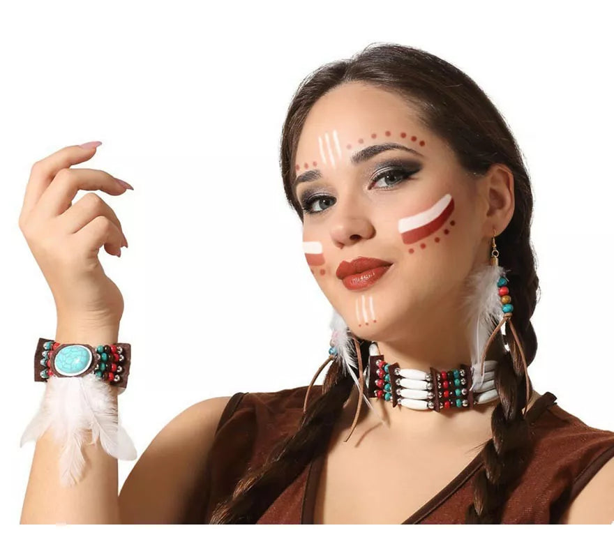 Translation missing: en.Kit de India: Pendientes, Collar y Pulsera