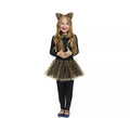 Kit de Leopardo infantil: Tutú, diadema, pajarita y cola