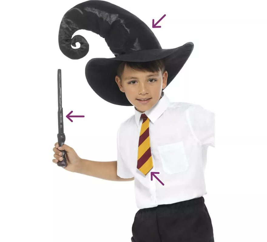 Translation missing: en.Kit de Mago: Corbata, Sombrero y Varita para niños