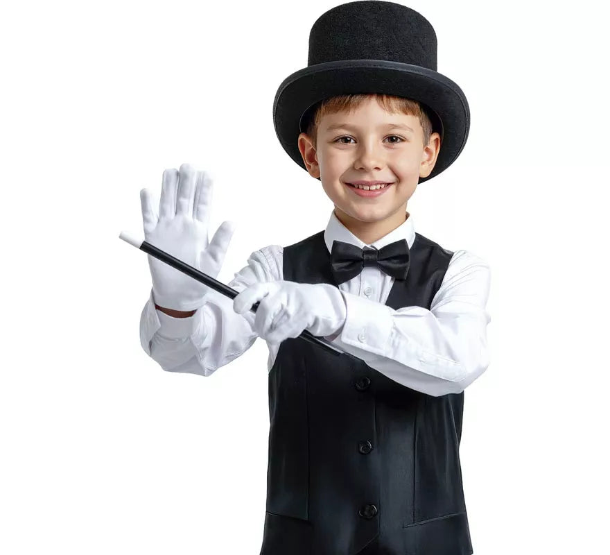 Kit de Mago infantil: Sombrero, Guantes y Varita