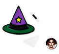 Kit de Maquillaje Bruja Star: Paleta, esponja y brocha