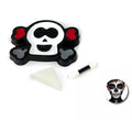 Kit de Maquillaje Calavera: Paleta, esponja y brocha
