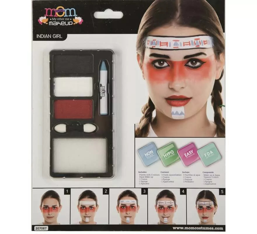 Translation missing: en.Kit de Maquillaje de India adulto