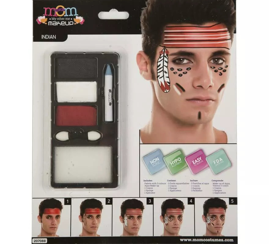 Translation missing: en.Kit de Maquillaje de Indio adulto