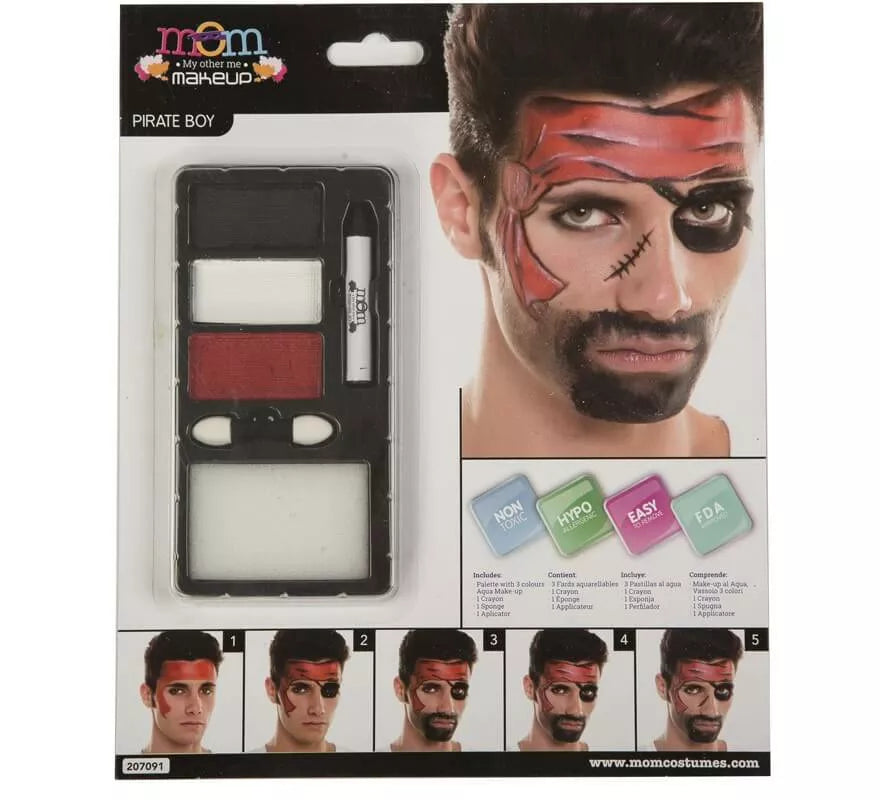 Translation missing: en.Kit de Maquillaje de Pirata hombre