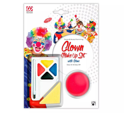 Kit de Maquillaje Payaso con Nariz