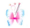 Kit de Mariposa multicolor: Diadema, Varita y Alas