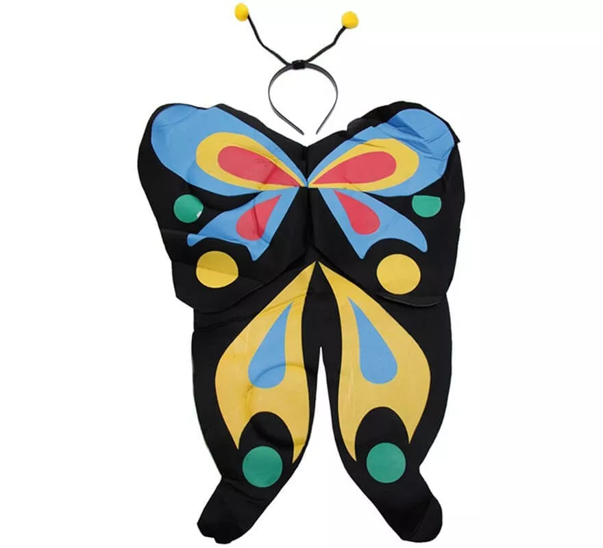 Kit de Mariposa Negra: Alas y Tiara
