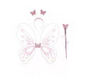 Kit de Mariposa púrpura: Diadema, Alas y Varita
