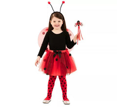 Children's Ladybug Kit: Tutu, Wings, Wand and Tiara