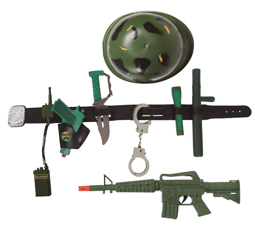 Kit de Militar con Casco