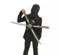 Kit de Mochila Ninja infantil: 2 Espadas de 72 cm, 2 Dagas y Estrella