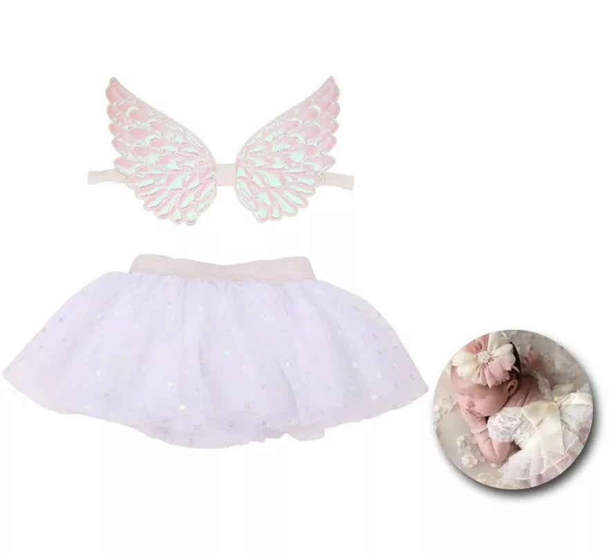 Translation missing: en.Kit de Newborn Ángel infantil: Tutú y Alas