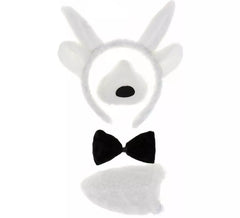 Lamb Kit: Headband, Nose, Bow Tie and Tail
