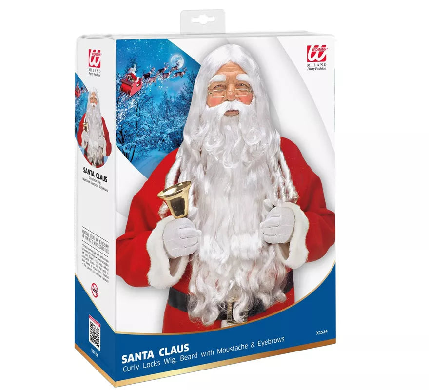 Translation missing: en.Kit de Papá Noel: Peluca, Barba, Bigote y Cejas