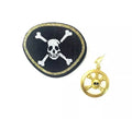 Kit de Parche Pirata: Pendientes y Parche