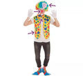 Kit de Payaso: Chaleco, Pajarita, Nariz y Peluca