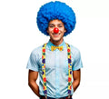 Kit de Payaso lunares adulto: Tirantes y Pajarita de topos