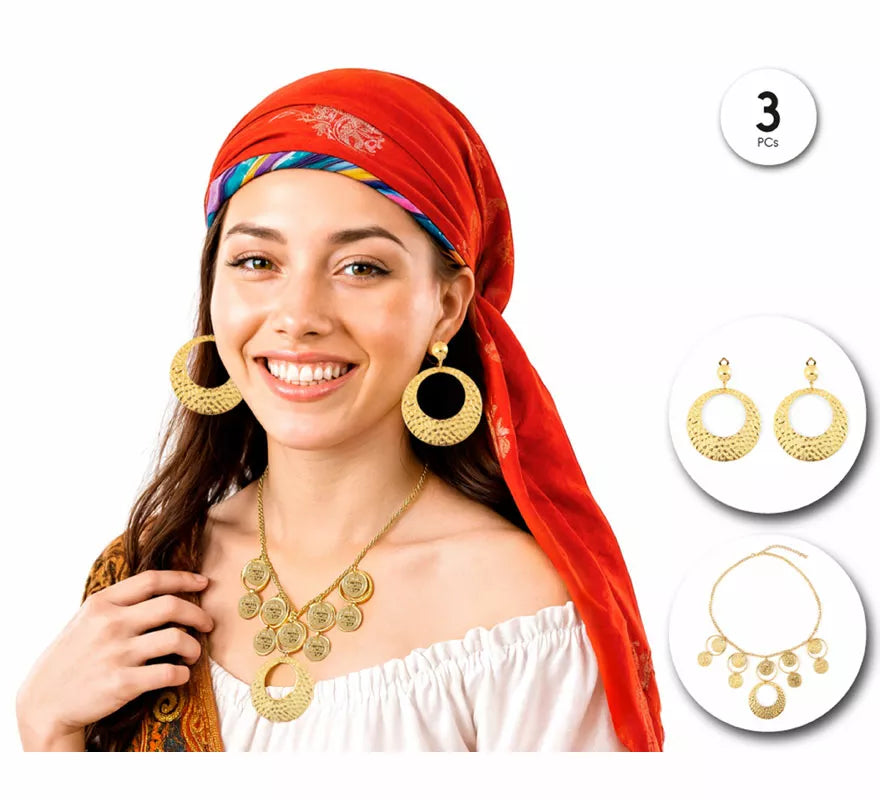 Translation missing: en.Kit de Pendientes y Collar de Zíngara