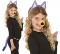 Kit de Perrito azul para niños: cola, orejas y nariz