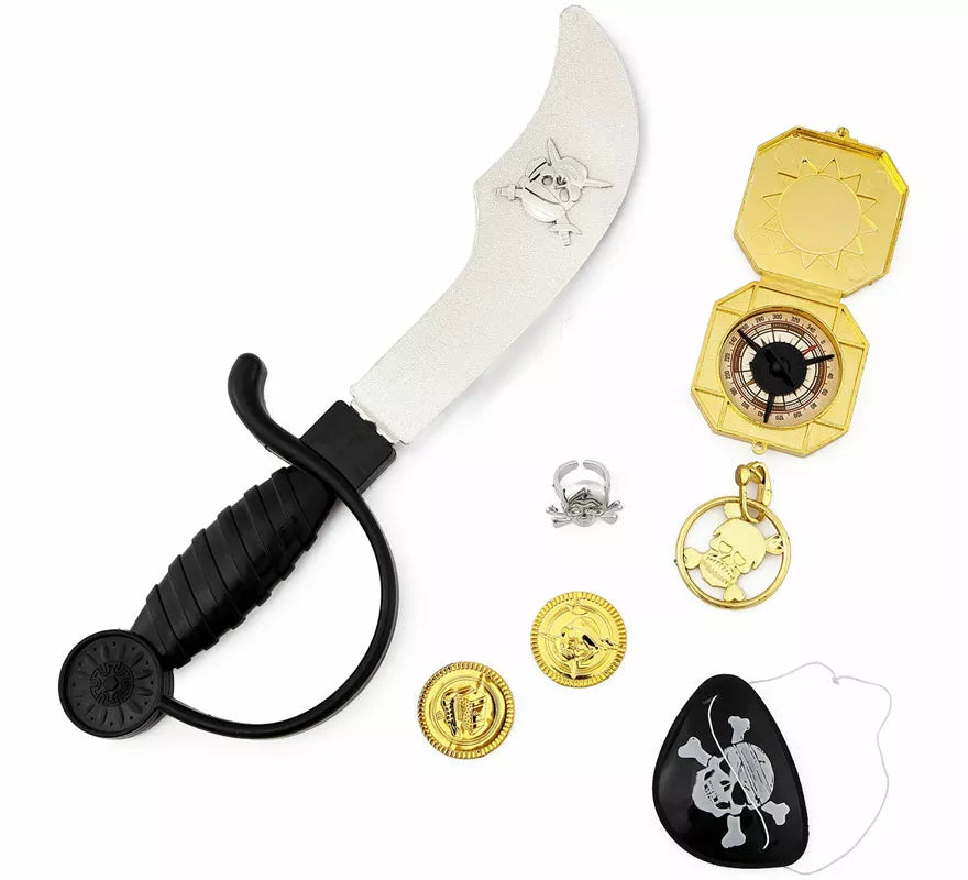 Translation missing: en.Kit de Pirata con Espada de plástico en modelos surtidos