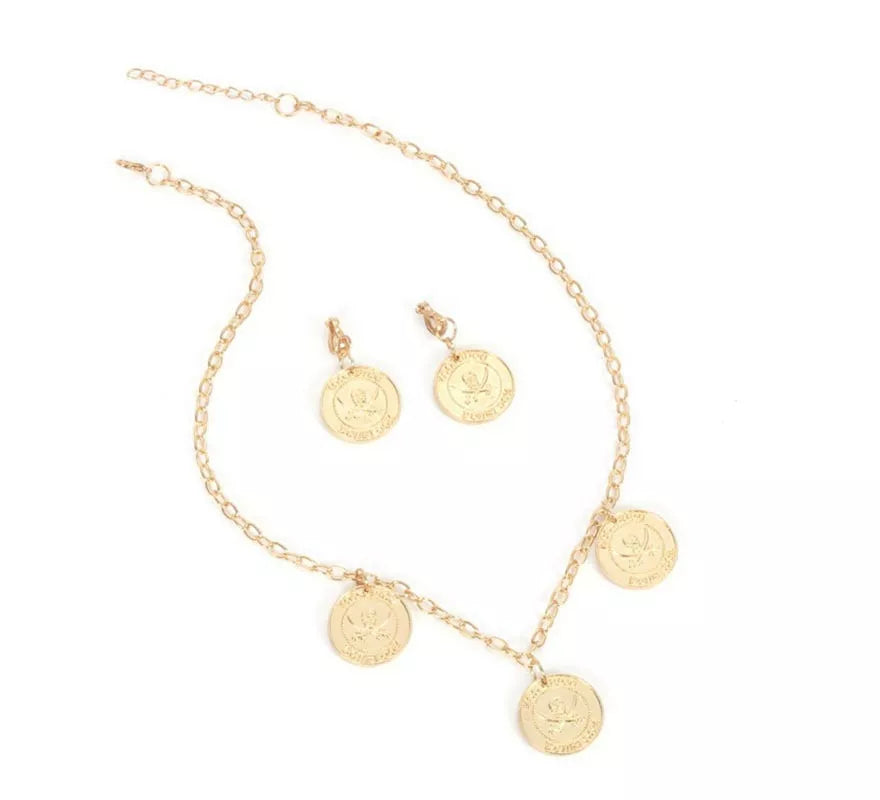 Translation missing: en.Kit de Pirata dorado: Collar y Pendientes