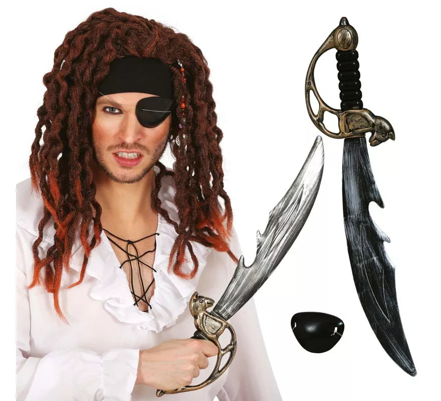 Translation missing: en.Kit de Pirata: Espada y Parche de 50 cm