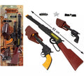 Kit de Pistolero: Rifle, 2 Pistolas, 2 Cartucheras, Balas y Estrella