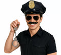 Kit de Policía: Gorra, Gafas, Bigote y Esposas