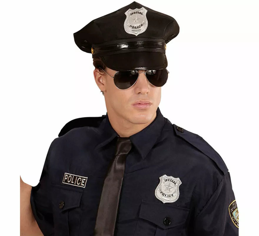 Translation missing: en.Kit de Policía para adultos: Gorra, Gafas y Placa
