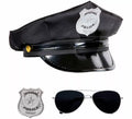 Kit de Policía para adultos: Gorra, Gafas y Placa